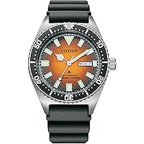 CITIZEN Herren Analog Automatik Uhr mit Polyurethan Armband
